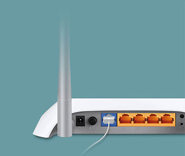 Работта TP-Link TL-WR842N через Ethernet-кабель